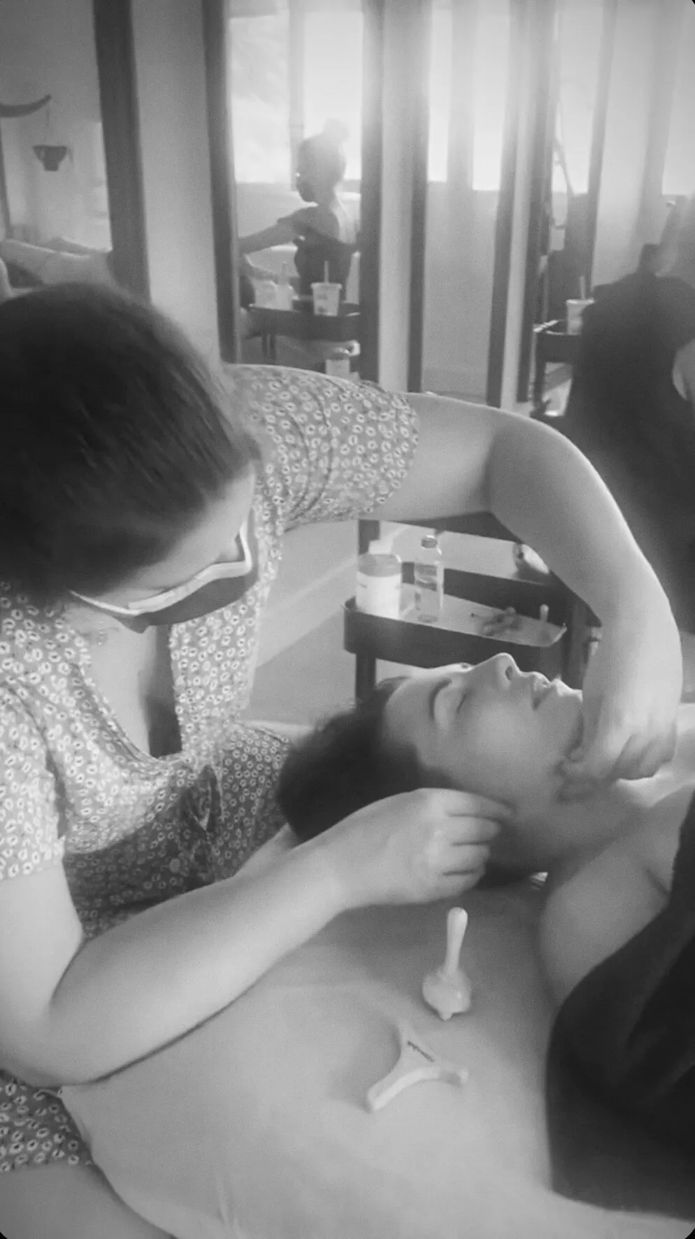 Massage madérotherapie visage 1