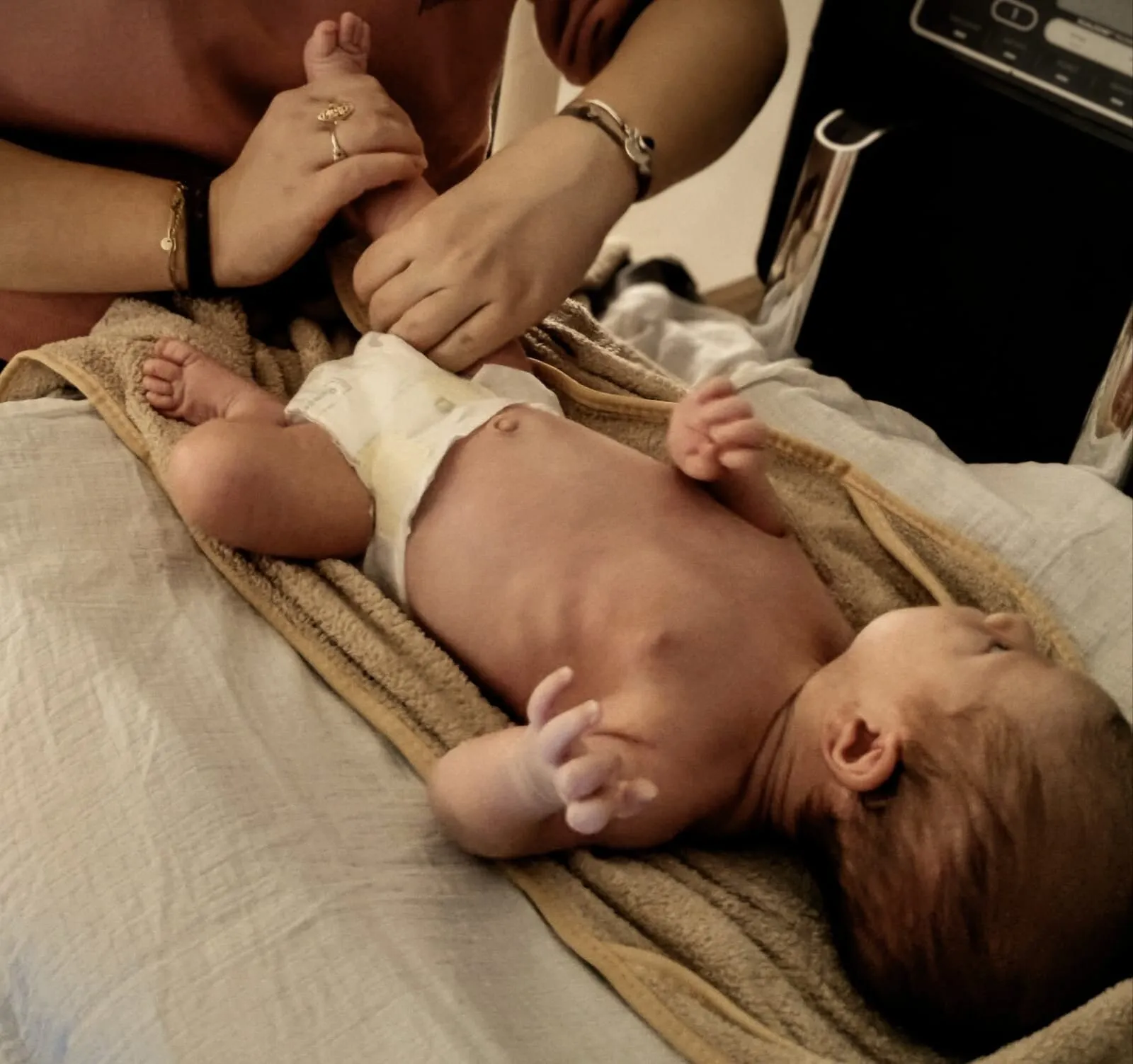 Massage b&eacute;b&eacute; Shantala 3